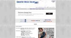 Desktop Screenshot of countrymusiconline.net