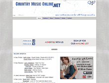 Tablet Screenshot of countrymusiconline.net